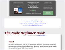 Tablet Screenshot of nodebeginner.org